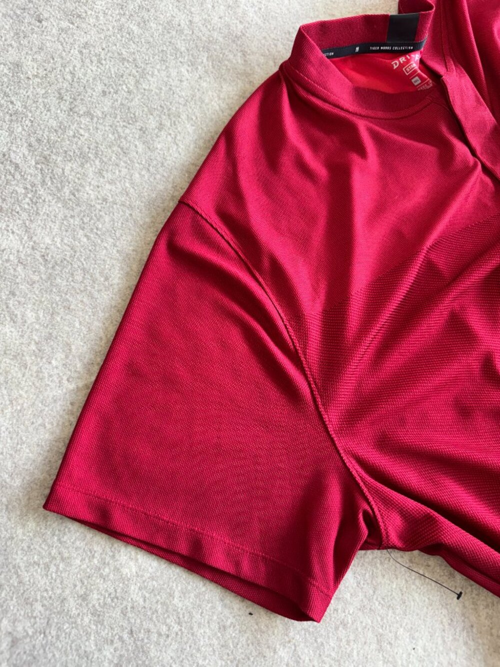 Nike Tiger Woods Collection men’s XXL Red Dri-FIT Golf Polo TW - Picture 4 of 8